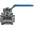 Кран шаровый NEWKEY муфтовый под привод нержавеющий (3PC), AISI316 DN40 (1_1/2), (CF8M), PN40 NK-BMTp40/6 4