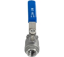 Кран шаровый NEWKEY муфтовый двусоставной нержавеющий (2PC), AISI316 DN15 (1/2), (CF8M), PN64 NK-BML15/6