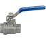 Кран шаровый NEWKEY муфтовый двусоставной нержавеющий (2PC), AISI316 DN15 (1/2), (CF8M), PN64 NK-BML15/6 3