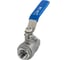 Кран шаровый NEWKEY муфтовый двусоставной нержавеющий (2PC), AISI316 DN15 (1/2), (CF8M), PN64 NK-BML15/6 5