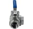 Кран шаровый NEWKEY трехходовой (T-тип) нержавеющий, AISI304 DN50 (2), (CF8), PN40 NK-BTt50/4 2