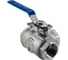 Кран шаровый NEWKEY трехходовой (T-тип) нержавеющий, AISI304 DN50 (2), (CF8), PN40 NK-BTt50/4 3