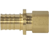 Муфта РОС для PE-X труб аксиальная латунь Дн 20х1/2 ВР 129-6873