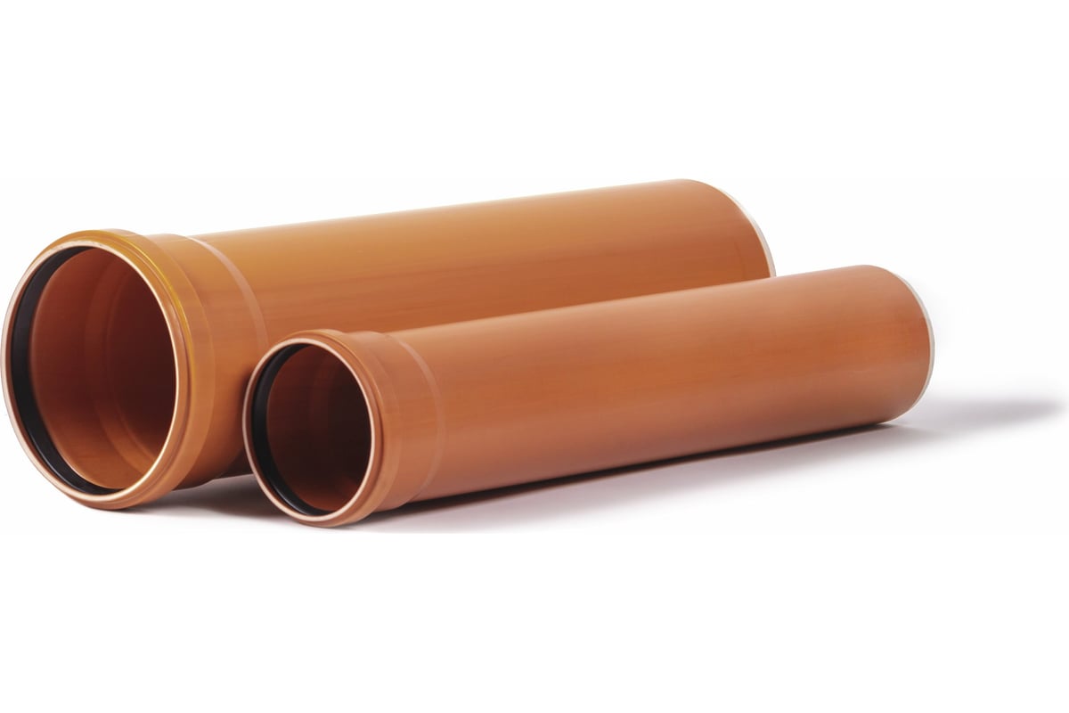 Труба ХЕМКОР НПВХ, наружная канализация, SN 4, 200x1200 мм 1491068 ...