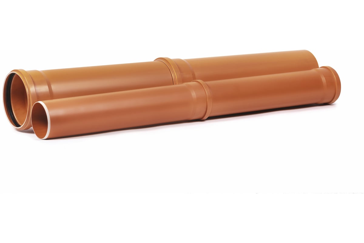 Труба ХЕМКОР НПВХ, наружная канализация, SN 4, 500x3000 мм 1491086 ...