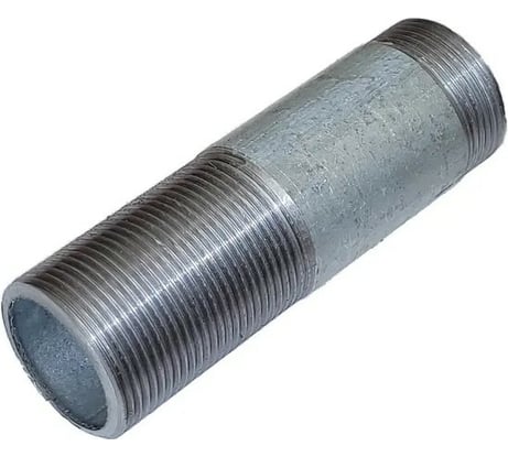 Сгон стальной ДУ-40 мм L-150 мм оцинкованный ДТРД 11400150