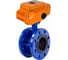 Затвор дисковый поворотный DN.ru GGG40-GGG40-EPDM-2W-H Ду50 Ру16 фланцевый с 1/4-оборотным эл.приводом QT2-020 380В D050-90325 1