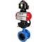 Затвор дисковый поворотный DN.ru GGG40-GGG40-EPDM-2W-H Ду50 Ру16 фланц. с пн.приводом DA-105, БКВ LSB-510-02ExM12-250 и руч.дубл. HDM-1 D050-90826 1
