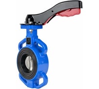 Затвор дисковый поворотный DN.ru QT450-304-EPDM-2W-Fb-ISO-H Ду100 Ру25 межфланцевый с ISO-фланцем F07, квадрат 14 с рукояткой D050-92244