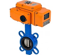 Затвор дисковый поворотный DN.ru WCB-316L-VITON Ду80 Ру16 с электроприводом QT-005-220В (0-10В) HARK D050-93771