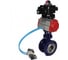 Затвор дисковый DN.ru с тройным эксцентриситетом WCB-304-M-F-ISO Ду50 Ру25, пн.привод SA-130, пн.распред PND1-S2EM-52-2-T08-220VAC, БКВ LSB-410-02ExM12-250 D050-94702 1