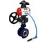 Затвор дисковый DN.ru с тройным эксцентриситетом  WCB-304-M-F-ISO Ду150 Ру25, с пн.прив DA-160, пн.расп PND1-S2EM-52-2-T08-220VAC, БКВ LSB-210-02NM12-220/24, р.дубл. HDM-4 D050-94659 1