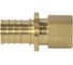 Муфта для PE-X труб аксиальная РОС латунь Дн 20х3/4 ВР 129-6874 1