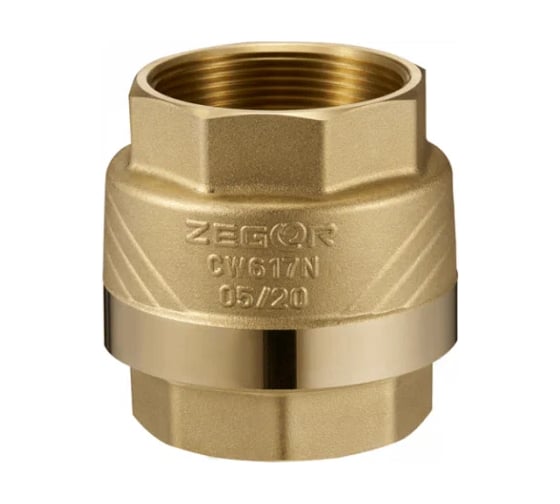 Обратный клапан Zegor 1 1/4 латунный шток FL4