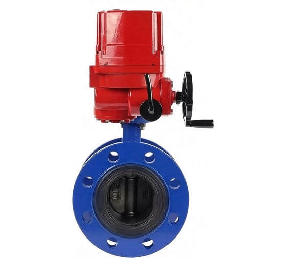 Затвор дисковый DN.ru поворотный GGG40-304-EPDM-2W-F-H Ду80 Ру16 фланцевый электропривод QT-W (M) EX-015 380В с моментной муфтой 380В D050-92219
