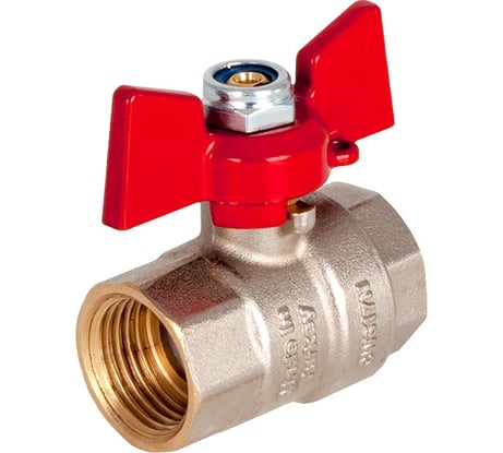 Шаровой кран KALDE полнопроходной, 3/4 вн/вн, ручка бабочка 0KV4817