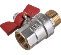 Шаровой кран KALDE полнопроходной, 1/2 вн/нар, ручка бабочка 0KV4800