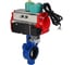 Затвор DN.ru AL-316L-EPDM-2W-Fb-ISO-H Ду25/32 Ру16, с пневмоприводом SA-083, пневмораспределитель PND1-T08-220VAC NAMUR, МППП-200 D050-106202 1