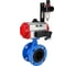 Затвор дисковый DN.ru GGG40-GGG40-EPDM-2W-H Ду200 Ру16 фланц., пневмопривод DA-140, пневмораспределительред PND2-S1EM-52-1NC-J08-24VDC, БПВ APU1-10-40-V08 D050-90461 1