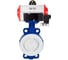 Затвор дисковый DN.ru WCB-WCB-PTFE-PTFE-Fb-H Ду100 Ру16 угл., с пневмоприводом SA-130, пневмораспределитель PND2-S1EM-52-1NC-J08-220VAC D050-91992 1