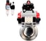 Затвор DN.ru 304-304-Sil-2W-T-H Ду100 Ру10, с пневмоприводом SA-083, пневмораспределитель PND1-T08-220VAC NAMUR, БКВ LSB-410, БПВ D050-122001 1