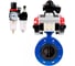 Затвор DN.ru GGG40-304-EPDM-2W-F-H Ду50 Ру16, с пневмоприводом DA-105, пневмораспределитель PND1-T08-220VAC NAMUR, БКВ LSB-210, БПВ D050-106996 1