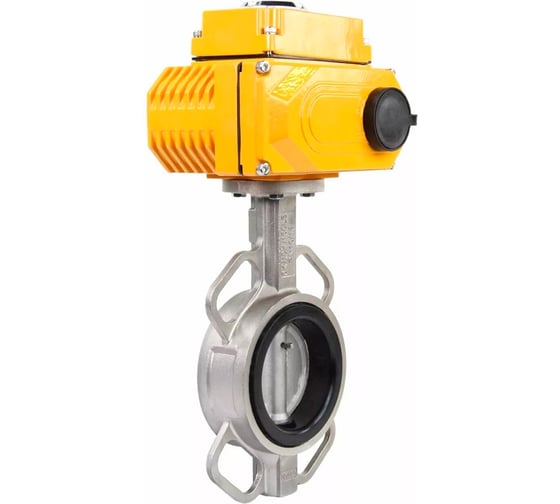 Затвор дисковый поворотный DN.ru 316L-316L-VITON Ду150 Ру16 с электроприводом QT-010-220В-4-20мА-DAR D050-93693