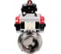 Затвор DN.ru 304-304-EPDM-2W-C-H Ду32 Ру10, с пневмоприводом SA-065, пневмораспределитель, PND1-T10-220VAC NAMUR, БКВ LSB-410 D050-110357 1