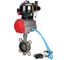 Затвор DN.ru 304-304-EPDM-2W-Fb-H Ду100 Ру16, с пневмоприводом DA-083, пневмораспределитель, PND1-T10-220VAC NAMUR, БКВ LSB-510, БПВ D050-111113 1