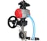 Затвор DN.ru 304-304-EPDM-2W-Fb-H Ду200 Ру16, с пневмоприводом DA-140, пневмораспределитель, PND1-T10-220VAC NAMUR, БКВ LSB-210, РД HDM-4 D050-111060 1