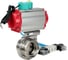 Затвор DN.ru 304-304-EPDM-2W-T-H Ду80 Ру10, с пневмоприводом DA-052, пневмораспределитель, PND1-T10-220VAC NAMUR, МППП-200 D050-110604 1