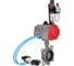 Затвор DN.ru 304-304-EPDM-2W-Fb-H Ду50 Ру16, с пневмоприводом SA-083, пневмораспределитель, PND1-T10-220VAC NAMUR, БПВ D050-111204 1