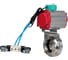 Затвор DN.ru 304-304-EPDM-2W-W-H Ду32 Ру10, с пневмоприводом SA-065, пневмораспределитель, PND1-T10-220VAC NAMUR, МППП-200 D050-111714 1