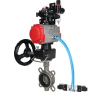 Затвор DN.ru 304-304-NBR-2W-Fb Ду200 Ру16, с пн.прив DA-140, пн.расп PND1-T08-220VAC NAMUR, РД HDM-4, БКВ LSB-210, БПВ D050-120988