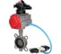 Затвор DN.ru 304-304-EPDM-2W-Fb-H Ду50 Ру16, с пневмоприводом SA-083, пневмораспределитель, PND1-T10-220VAC NAMUR, БКВ LSB-210 D050-111210 1