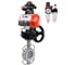 Затвор DN.ru 304-304-PTFE-2W-Fb Ду150 Ру16, с пн.прив DA-105, пн.расп PND1-T10-220VAC NAMUR, РД HDM-3, БКВ LSB-210, БПВ D050-121479 1