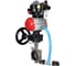 Затвор DN.ru 304-304-EPDM-2W-Fb-H Ду100 Ру16, с пневмоприводом DA-083, пневмораспределитель, PND1-T10-220VAC NAMUR, БКВ LSB-510, РД HDM-2, БПВ D050-111129 1