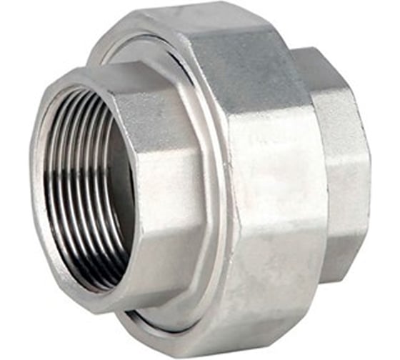 Соединение разъемное (американка) ВР-ВР-304-PTFE 3/4 Ду20 Ру20 с упл. под гайкой, внутренняя/ВР, резьба BSPP DN.ru D270-20282