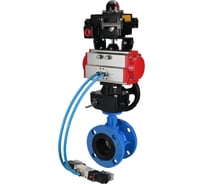 Затвор DN.ru GGG40-GGG40-EPDM-2W-F-H Ду125 Ру16, с пн.прив. DA-130, пн.распр. PND1-T10-220VAC NAMUR, РД HDM-1, БКВ LSB-410 D050-106916