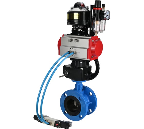 Затвор DN.ru GGG40-GGG40-EPDM-2W-F-H Ду150 Ру16, с пн.прив DA-130, пн.расп PND1-T10-220VAC NAMUR, РД HDM-1, БКВ LSB-510, БПВ D050-106952