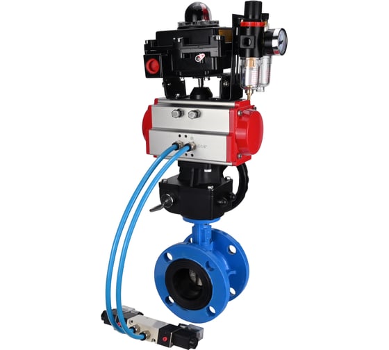 Затвор DN.ru GGG40-GGG40-EPDM-2W-F-H Ду150 Ру16, с пн.прив DA-130, пн.расп PND1-T08-220VAC NAMUR, РД HDM-1, БКВ LSB-410, БПВ D050-106812