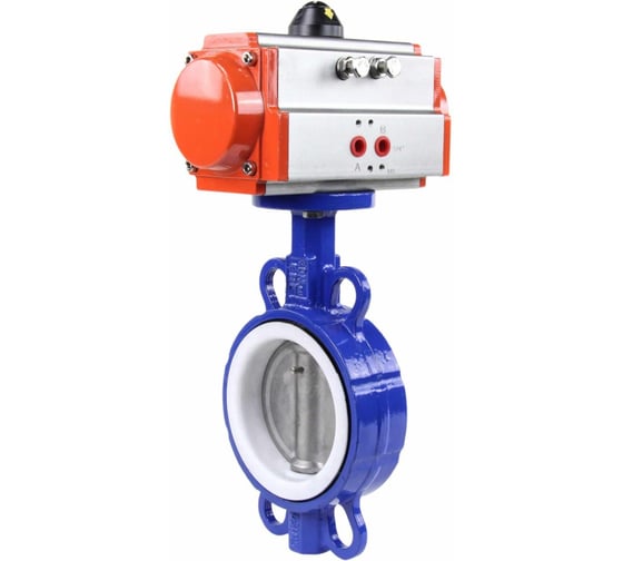 Затвор DN.ru WCB-316L-PTFE Ду100 Ру16, с пн.прив. SA-140 D050-94837