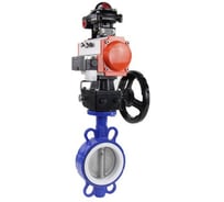 Затвор DN.ru WCB-316L-PTFE Ду100 Ру16, с пн.прив. DA-105, пн.распр. PND1-T08-220VAC NAMUR, БКВ LSB-210, РД HDM-3 D050-118198