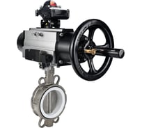 Затвор DN.ru WCB-316L-PTFE Ду100 Ру16, с пн.прив. DA-105-1, пн.распр. PND2-24VDC NAMUR, БКВ LSB-210 D050-95314