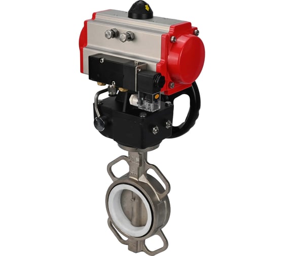 Затвор DN.ru WCB-316L-PTFE Ду125 Ру16, с пн.прив. DA-105, пн.распр. PND2-220VAC NAMUR, РД HDM-3 D050-95127