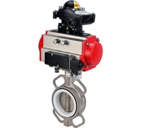 Затвор DN.ru WCB-316L-PTFE Ду125 Ру16, с пн.прив. DA-105, пн.распр. PND2-24VDC NAMUR, БКВ LSB-210 D050-95087
