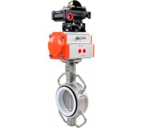 Затвор DN.ru WCB-316L-PTFE Ду50 Ру16, с пн.прив. SA-105, БКВ LSB-410 D050-94961