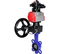 Затвор DN.ru QT450-304-EPDM-2W-Fb-ISO-H Ду80 Ру25, с пн.прив. DA-083, РД HDM-2, БКВ LSB-210 D050-97031