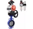 Затвор DN.ru WCB-316L-VITON Ду150 Ру16, с пн.прив. DA-105, пн.распр. PND1-T08-220VAC NAMUR, БКВ LSB-510, РД HDM-3, БПВ D050-118794 1