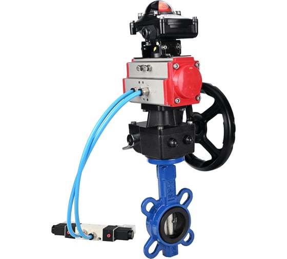 Затвор DN.ru GGG50-GGG40-EPDM Ду150 Ру16, с пн.прив. DA-105, пн.распр. PND1-T10-220VAC NAMUR, БКВ LSB-210, РД HDM-3 D050-105016